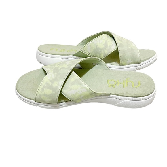 Ryka Slide Sandals Cross Band  Women’s Size 5 Excellent pre-owned conditi… - Picture 5 of 7
